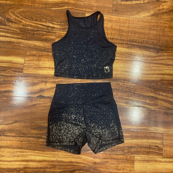 Buffbunny Collection Pants - Buff Bunny Black Gold Set